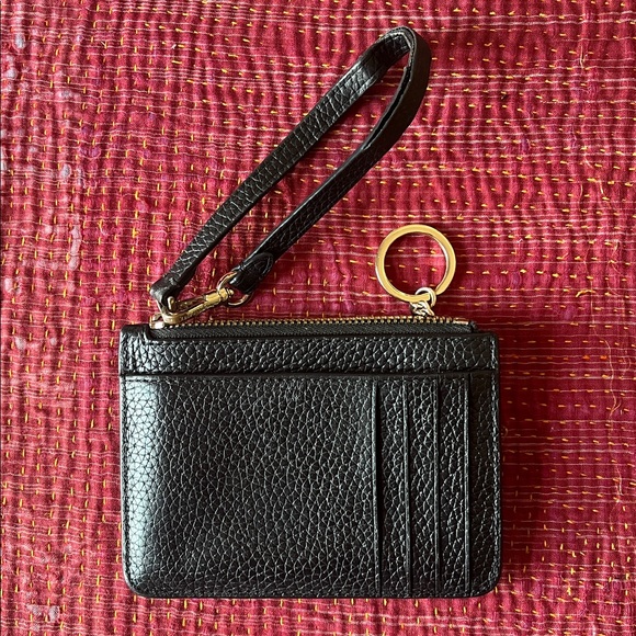 Kate Spade Lena Black Leather Wristlet Travel Wallet with Key Pouch 🔑 - Picture 3 of 7